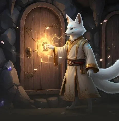 Wolf.io Casino vos mascotte gouden deur